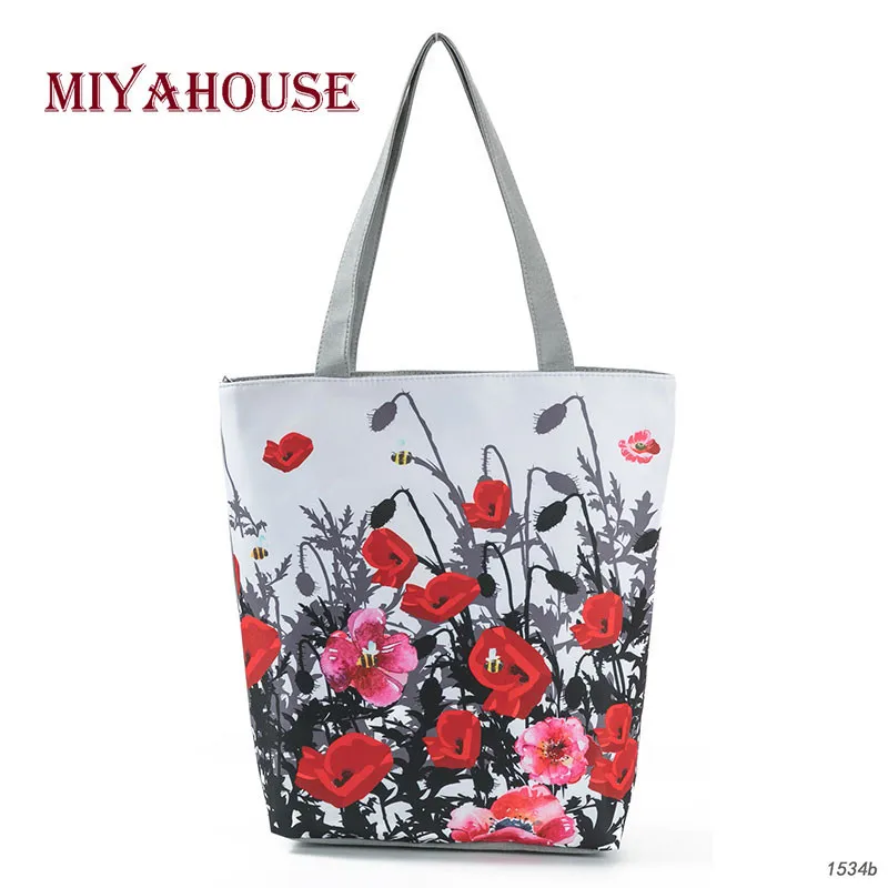 Miyahouse Summer Fresh Poppy Flowers Printing Handbags For Women Female Colorful Canvas Beach Bags Ladies Fashion Shopping Bags
Miyahouse Summer Fresh Poppy Flowers Printing Handbags For Women Female Colorful Canvas Beach Bags Ladies Fashion Shopping Bags