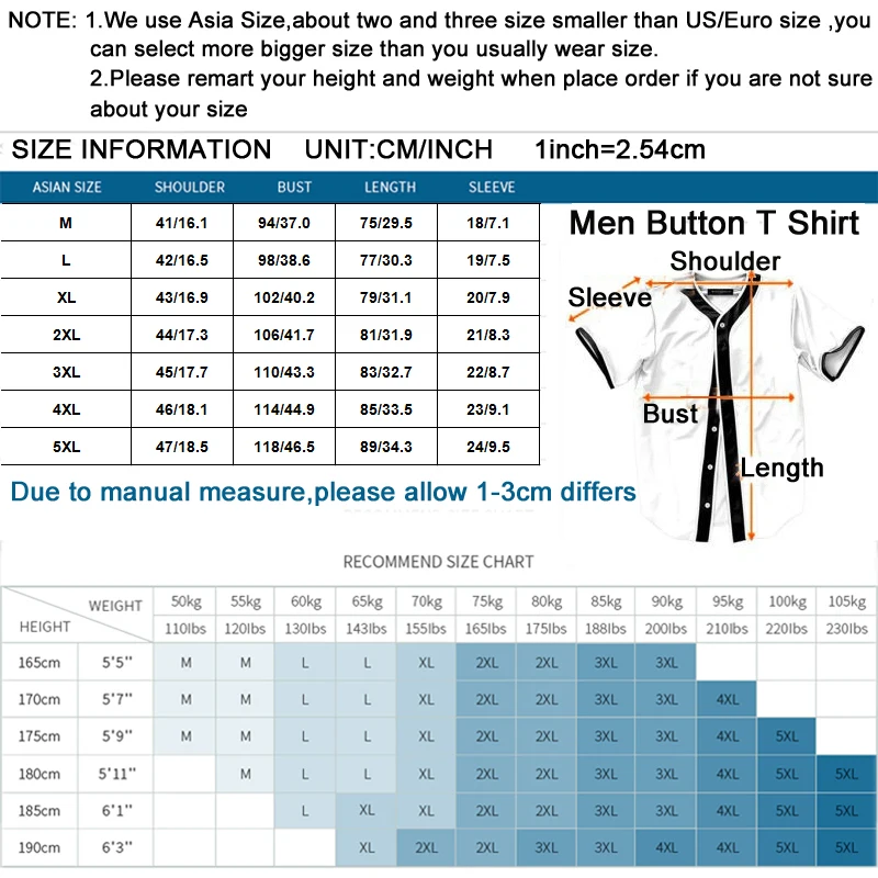 2020 Summer Fashion Men T Shirts Baseball Jersey Single-breasted Loose Fit Streetwear Tshirt Style Brand Design Men Tops Tees
2020 Summer Fashion Men T Shirts Baseball Jersey Single-breasted Loose Fit Streetwear Tshirt Style Brand Design Men Tops Tees