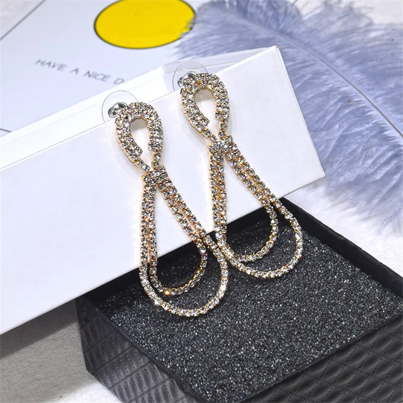 Ajojewel Korean Style Women Water Drop Hanging Earrings With Stones Party Wedding Jewelry Brincos Para As Mulheres
Ajojewel Korean Style Women Water Drop Hanging Earrings With Stones Party Wedding Jewelry Brincos Para As Mulheres