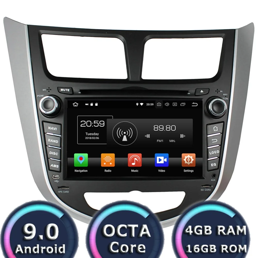 Roadlover Android 9.0 Car DVD Player Video For Hyundai Verna Accent Solaris 2011-2012 Stereo GPS Navigation Automagnitol 2 Din
Roadlover Android 9.0 Car DVD Player Video For Hyundai Verna Accent Solaris 2011-2012 Stereo GPS Navigation Automagnitol 2 Din