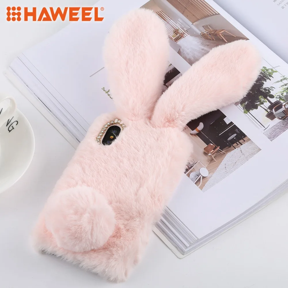 HAWEEL Cute Rabbit Ears Style Plush Case for iPhone X / XS/ XR / XS Max Protective Cover Shell Guard Case
HAWEEL Cute Rabbit Ears Style Plush Case for iPhone X / XS/ XR / XS Max Protective Cover Shell Guard Case