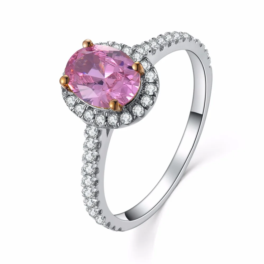 Pretty 2Ct Pink Oval Cut Women Diamond Ring 925 Sterling Silver Engagement Ring High Qualilty White Gold Color Jewelry
Pretty 2Ct Pink Oval Cut Women Diamond Ring 925 Sterling Silver Engagement Ring High Qualilty White Gold Color Jewelry