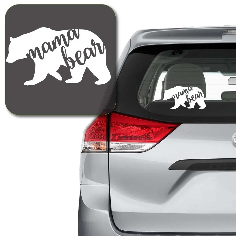 Yoonek Graphics Mama Bear Decal Sticker for Car Window, Laptop and More. # 1048 (4" x 7.1", White)
Yoonek Graphics Mama Bear Decal Sticker for Car Window, Laptop and More. # 1048 (4" x 7.1", White)