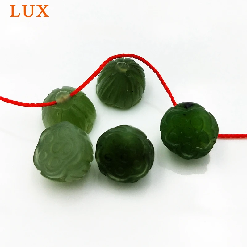 Carved Seedpod of the lotus Nephrite Jades Pendant flower Natural Spinach green jades Pendant heads gem stone bead for making
Carved Seedpod of the lotus Nephrite Jades Pendant flower Natural Spinach green jades Pendant heads gem stone bead for making