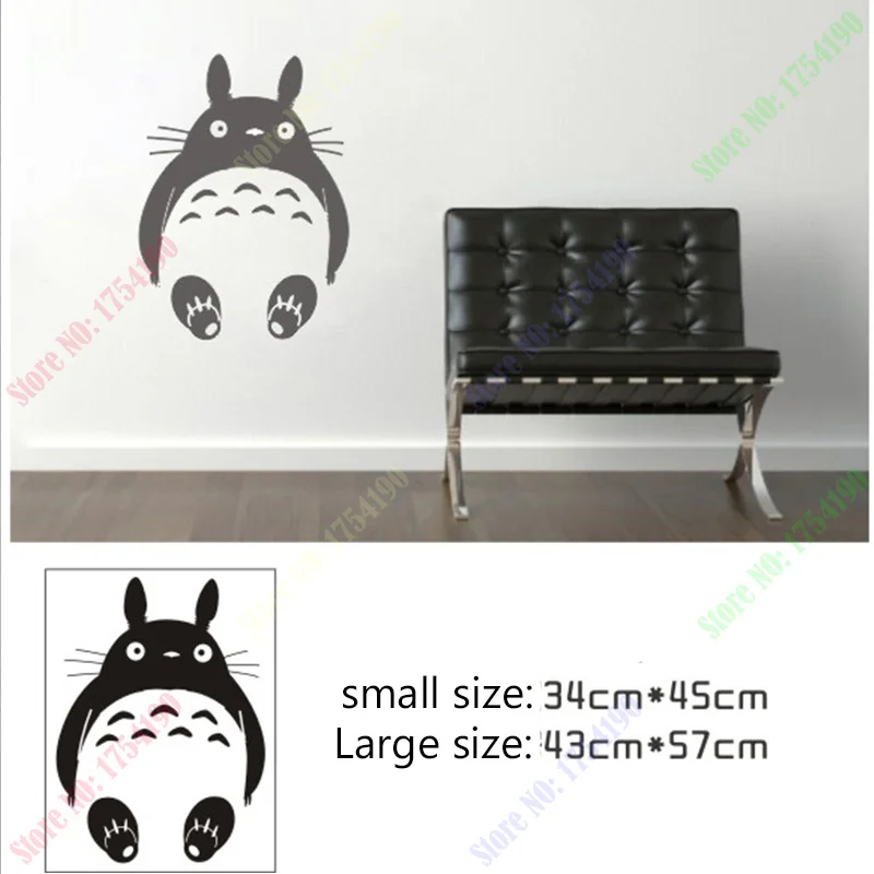 New Japanese Cartoon Totoro Chinchilla wall stickers glass decals wall covering home decor
New Japanese Cartoon Totoro Chinchilla wall stickers glass decals wall covering home decor