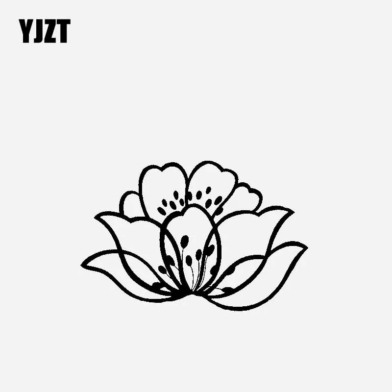 YJZT 17.7CM*11.7CM Car Sticker Vinyl Decal Flower Perspective Design Black/Silver C23-0556
YJZT 17.7CM*11.7CM Car Sticker Vinyl Decal Flower Perspective Design Black/Silver C23-0556