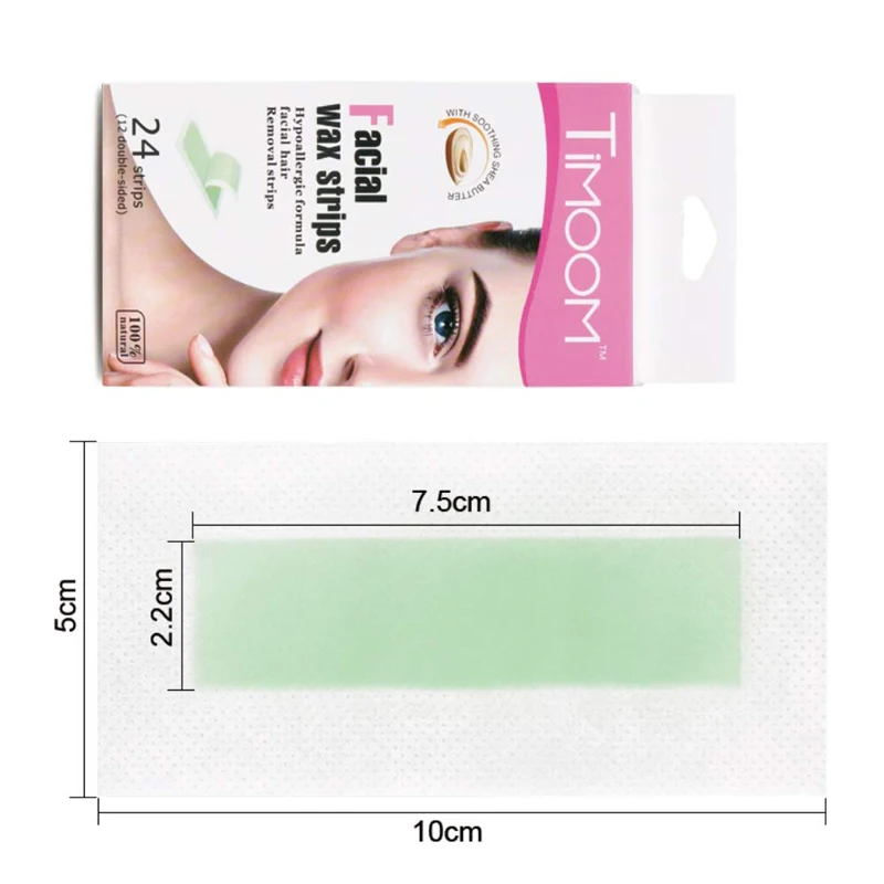 Facial Wax Strips Hair Removal Wax Sticker Paper Kit 24PCS - Quickly Remove Fine Hair Fine Moustache for Full Body Face Bikini
Facial Wax Strips Hair Removal Wax Sticker Paper Kit 24PCS - Quickly Remove Fine Hair Fine Moustache for Full Body Face Bikini