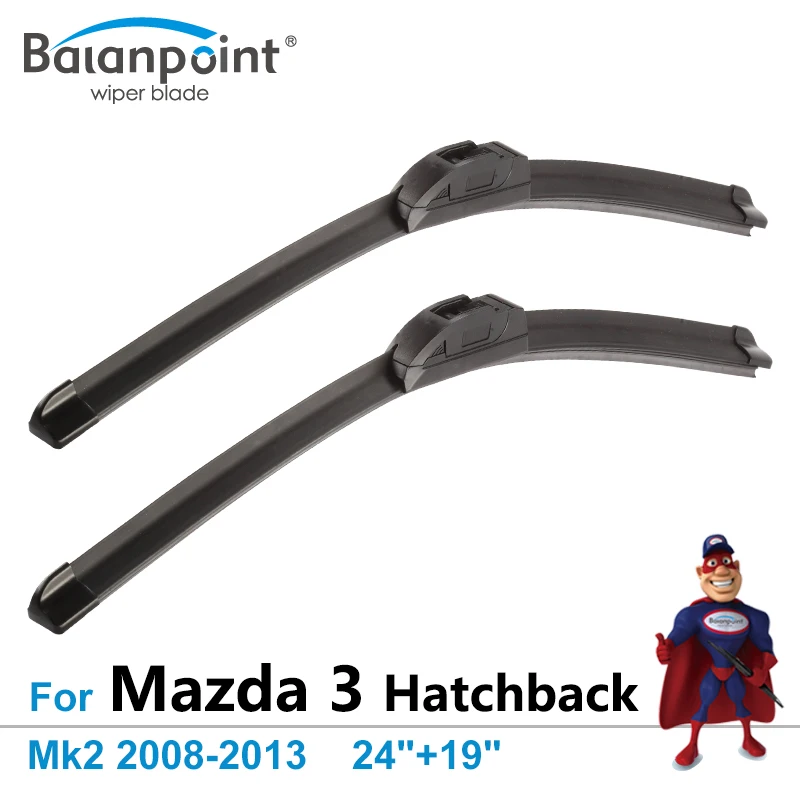 Автомобильные дворники для Mazda 3 Hatchback Mk2 2008 2013 24 + 19 дюймов 2 шт./упаковка|accessories