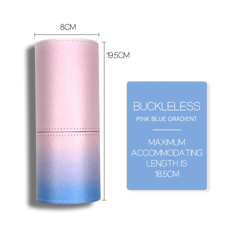 New 1Pc Empty Stylish PU Makeup Brushes Kit Studio Holder Tube Convenient Portable Leather Cup Cosmetic Brush Pen Container Case
New 1Pc Empty Stylish PU Makeup Brushes Kit Studio Holder Tube Convenient Portable Leather Cup Cosmetic Brush Pen Container Case