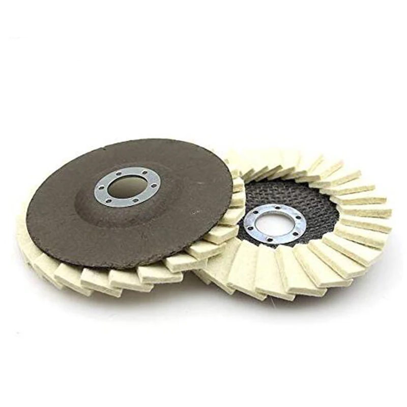 Wool Felt Flap Polishing Disc Flap Disc For Angle Grinder To Polish Metal Glass Abrasive Tools 12.5cm Diam
Wool Felt Flap Polishing Disc Flap Disc For Angle Grinder To Polish Metal Glass Abrasive Tools 12.5cm Diam