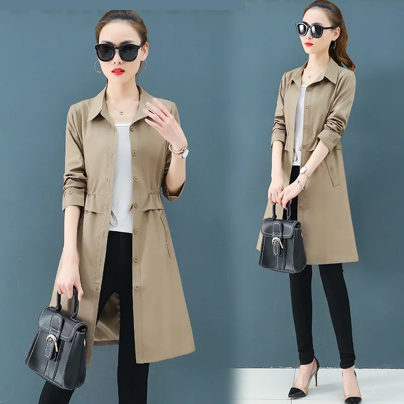 Fashion Women Windbreaker coat spring New Long sleeve Ladies coats Youth clothing for women trend trench coat for women 2377
Fashion Women Windbreaker coat spring New Long sleeve Ladies coats Youth clothing for women trend trench coat for women 2377