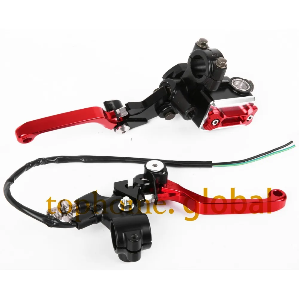 New CNC 7/8" Brake Master Cylinder Pressure Switch Reservoir Levers Red For Honda XR230/MOTARD 2005-2009 2006 2007 2008
New CNC 7/8" Brake Master Cylinder Pressure Switch Reservoir Levers Red For Honda XR230/MOTARD 2005-2009 2006 2007 2008