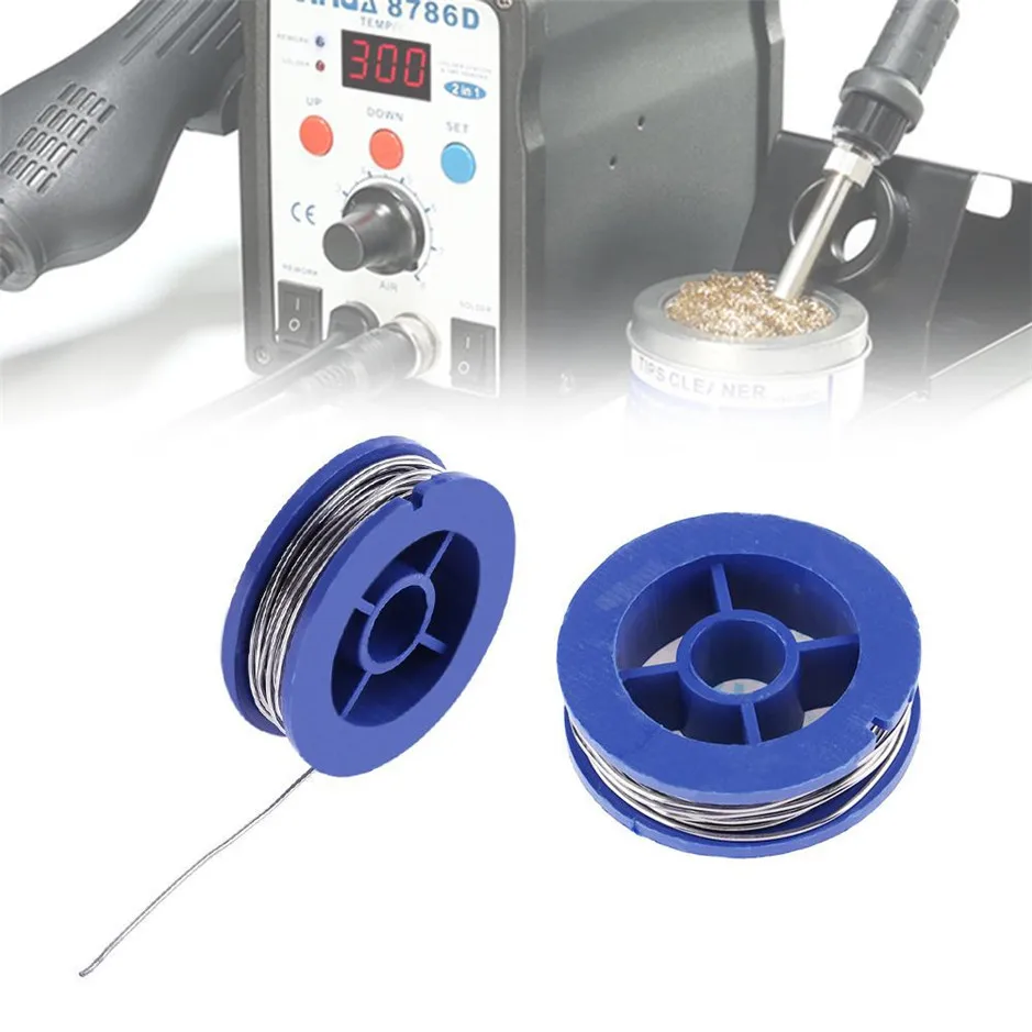 2 pcs*1.7 Meter Tin Lead Soldering Wire Melt Rosin Core Solder Soldering Wire Roll 63/37 FLUX 2.0% Welding Line for Students
2 pcs*1.7 Meter Tin Lead Soldering Wire Melt Rosin Core Solder Soldering Wire Roll 63/37 FLUX 2.0% Welding Line for Students