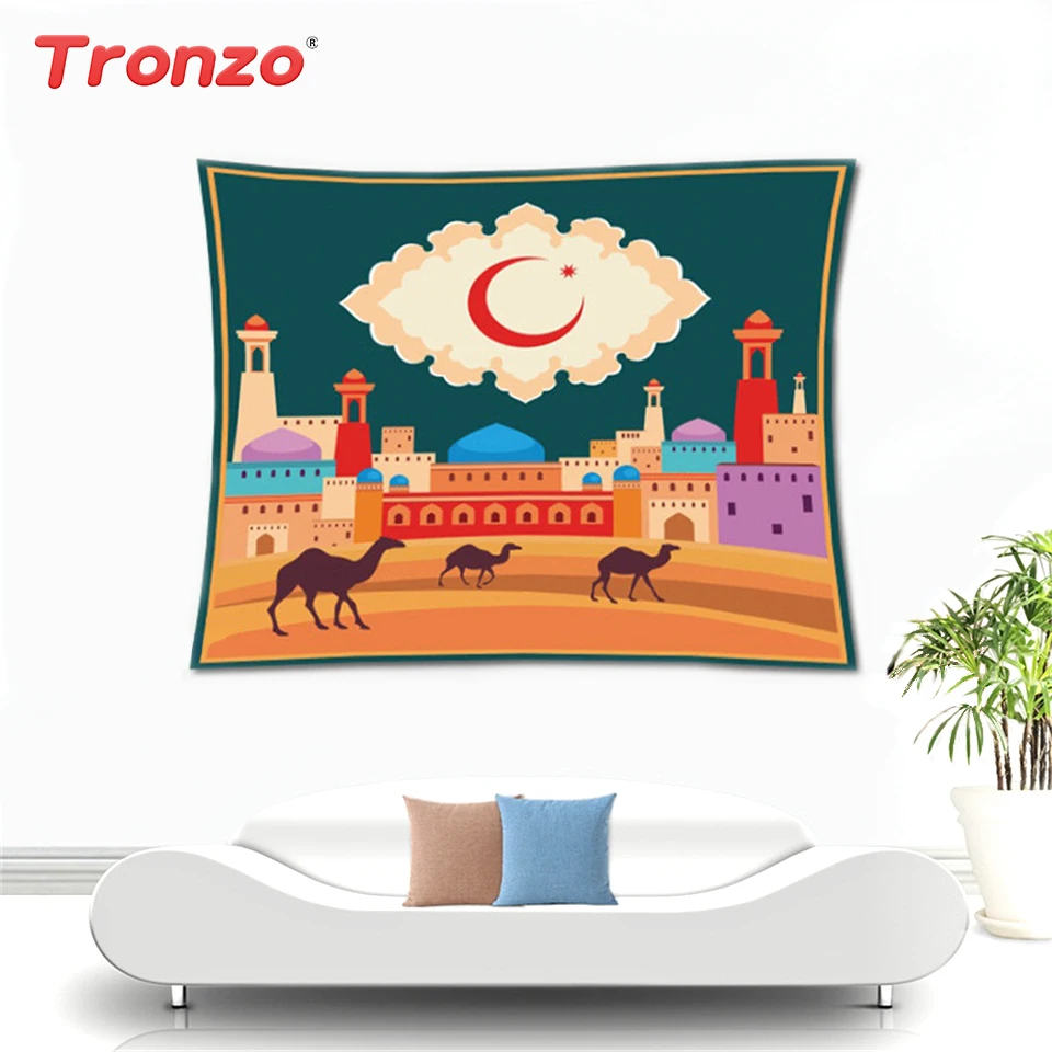 Tronzo Eid Mubarak Tapestry 1pc Ramadan And Eid Decorations Muslim Moon Mosque Cloth Hanging Decor Eid Party Supplies 150x130CM
Tronzo Eid Mubarak Tapestry 1pc Ramadan And Eid Decorations Muslim Moon Mosque Cloth Hanging Decor Eid Party Supplies 150x130CM