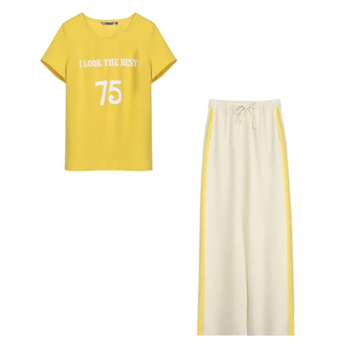Vintage 2019 Pocket Letter 2 Pcs Set Chffion High Waist Korean Two Piece Set Fashion Open Side Split Women's Sets
Vintage 2019 Pocket Letter 2 Pcs Set Chffion High Waist Korean Two Piece Set Fashion Open Side Split Women's Sets