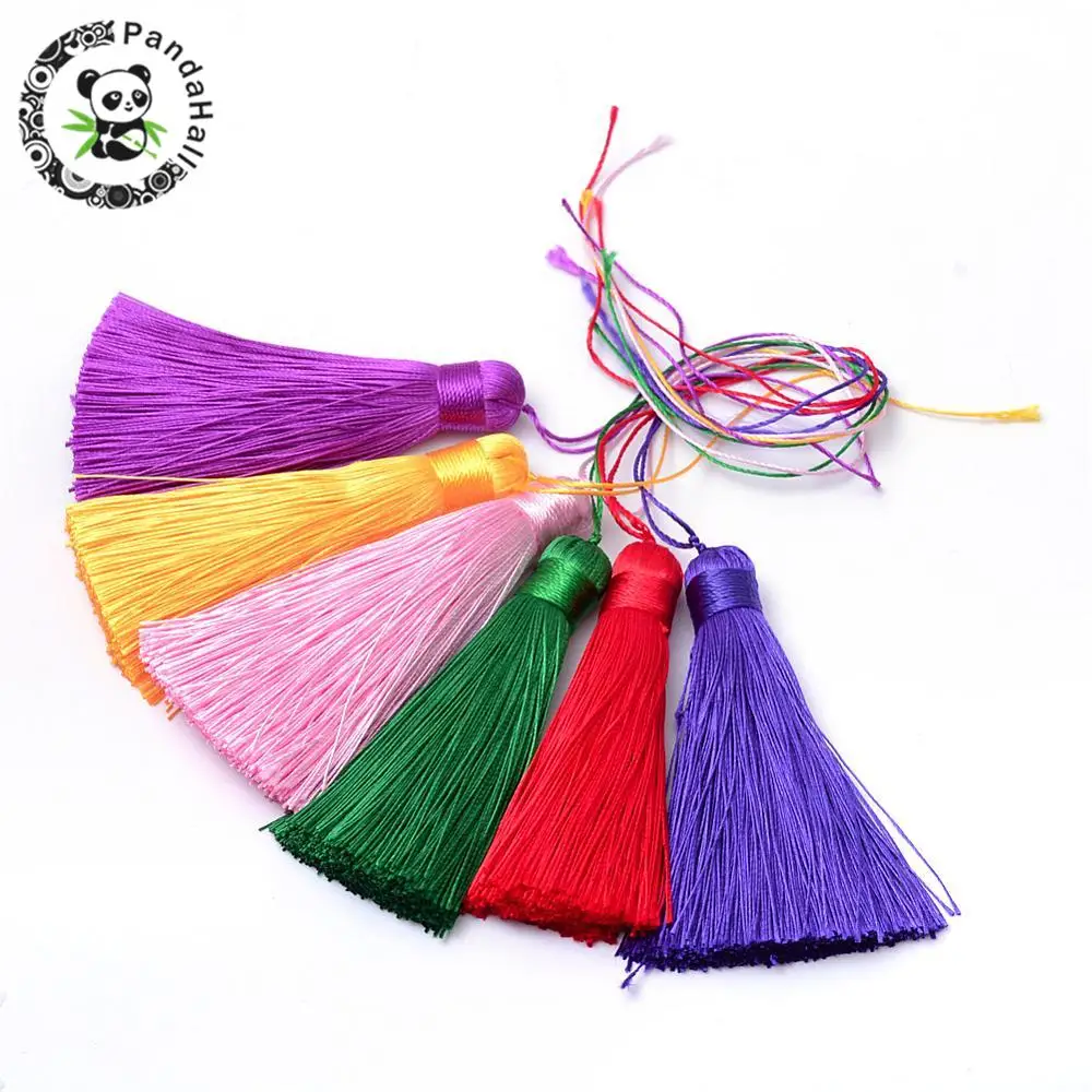 20pcs Polyester Tassel Jewelry Findings for Jewelry Making DIY Pendant Decorations, 77~81x12~13mm
20pcs Polyester Tassel Jewelry Findings for Jewelry Making DIY Pendant Decorations, 77~81x12~13mm
