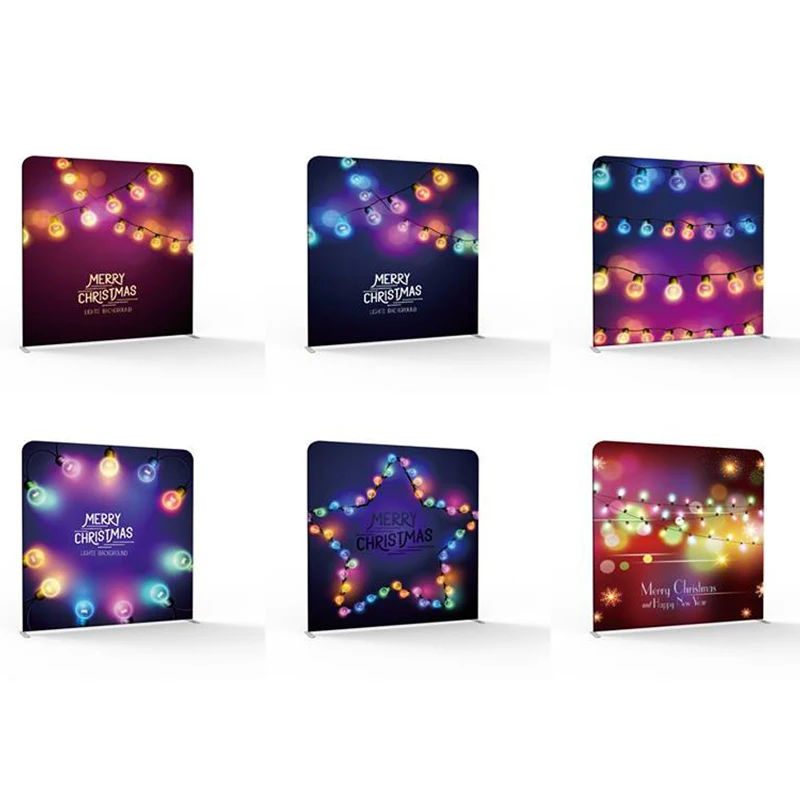8ft Christmas Holiday with LED Lights printed Pillow Backdrops with frame stand for photography Event Party wedding Advertising
8ft Christmas Holiday with LED Lights printed Pillow Backdrops with frame stand for photography Event Party wedding Advertising