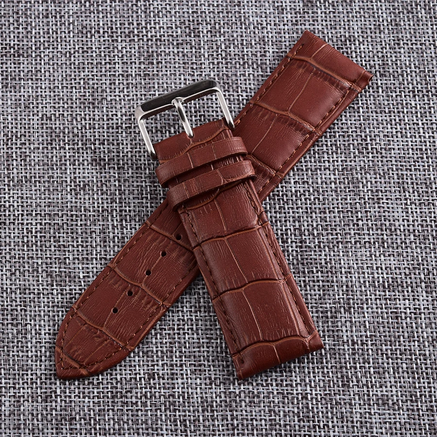 Ремешок для часов из натуральной кожи 24 мм аксессуары для часов высокого качества коричневые цвета ремешки для часов 
Ремешок для часов из натуральной кожи 24 мм аксессуары для часов высокого качества коричневые цвета ремешки для часов