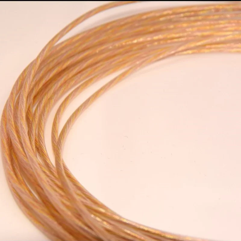 1m Diy earphone cable Three frequencies blance mixed sliver alloy 7NOCC(ID: 0.75mm OD: 1.5mm)
1m Diy earphone cable Three frequencies blance mixed sliver alloy 7NOCC(ID: 0.75mm OD: 1.5mm)