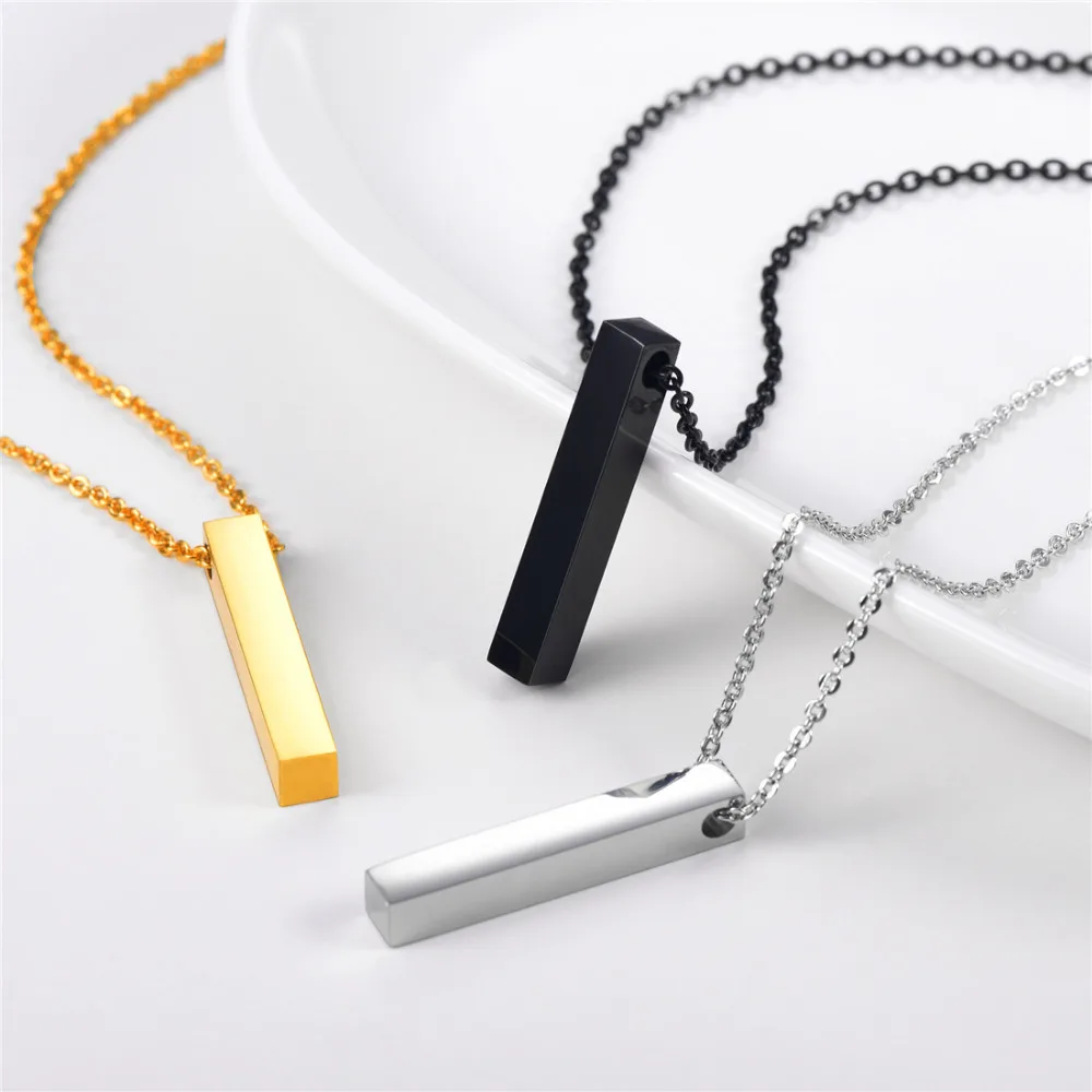Stainless steel rectangular prism novelty fashion style pendant chain necklace free shipment GP3333G
Stainless steel rectangular prism novelty fashion style pendant chain necklace free shipment GP3333G