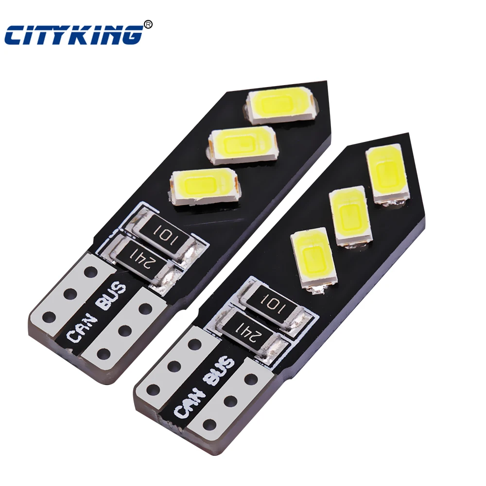 100pcs/lot T10 Led No Error T10 Canbus 6SMD 5730 w5w t10 194 168 LED Car Interior Bulbs Light Parking Width Lamp
100pcs/lot T10 Led No Error T10 Canbus 6SMD 5730 w5w t10 194 168 LED Car Interior Bulbs Light Parking Width Lamp