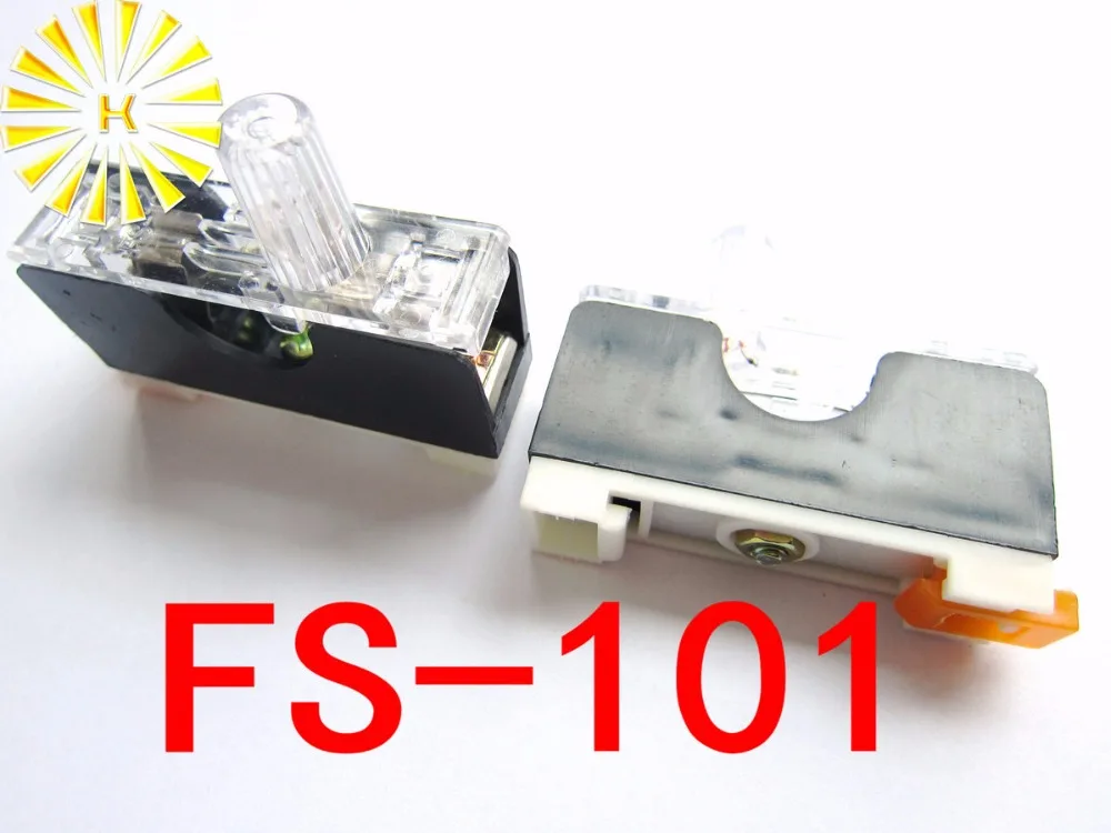 

FS-101 6*30mm 250V 10A Guide Rail Type Fuse Holder with 10A Fuse FS-10 x10pcs Free shipping