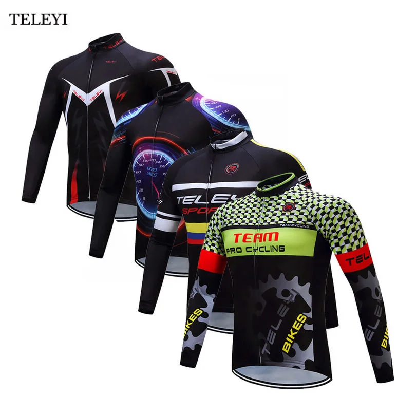 TELEYI Команда с длинным рукавом Ropa Ciclismo Велоспорт Джерси велосипед Топы горный велосипед куртка размер S-4XL
TELEYI Команда с длинным рукавом Ropa Ciclismo Велоспорт Джерси велосипед Топы горный велосипед куртка размер S-4XL