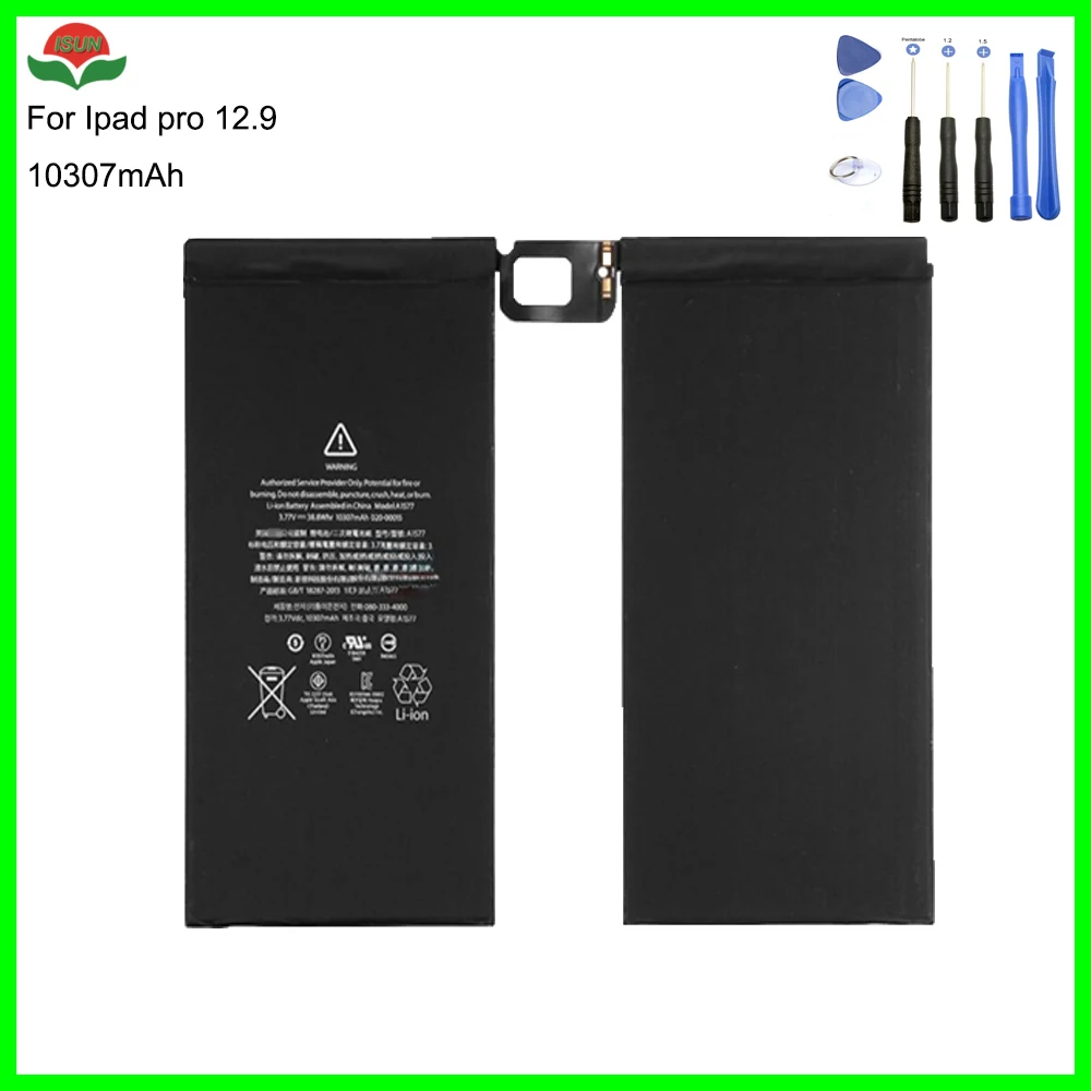 ISUN 10307 мАч встроенный аккумулятор для ipad pro 12,9 дюйма, 0 циклов, сменные батареи с инструментами для ремонта
ISUN 10307 мАч встроенный аккумулятор для ipad pro 12,9 дюйма, 0 циклов, сменные батареи с инструментами для ремонта