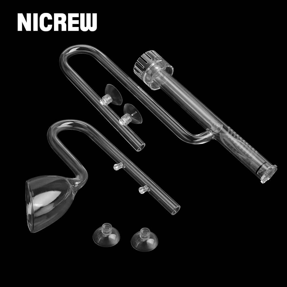 NICREW skimmer Glass lily pipe spin surface inflow outflow 13/17mm aquarium water plant tank filter ADA quality Fish Tank Filter
NICREW skimmer Glass lily pipe spin surface inflow outflow 13/17mm aquarium water plant tank filter ADA quality Fish Tank Filter