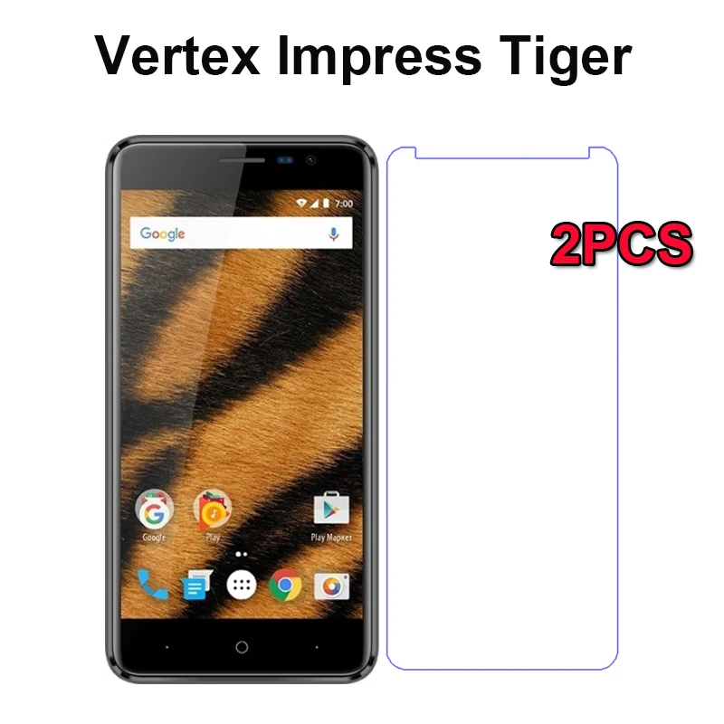 Стеклянная пленка Vertex Impress Tiger Взрывозащищенная защитная для 2 шт./лот|Защитные