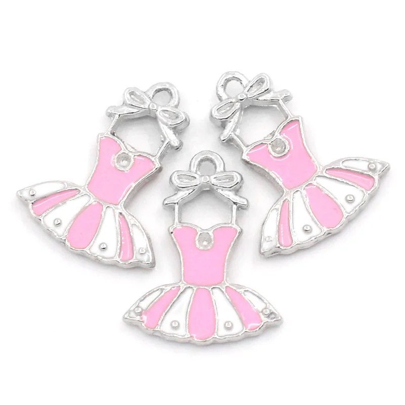 Doreen Box Lovely Charm Pendants Dress Silver Color Enamel Pink White 21x16mm,10PCs (B23486)
Doreen Box Lovely Charm Pendants Dress Silver Color Enamel Pink White 21x16mm,10PCs (B23486)