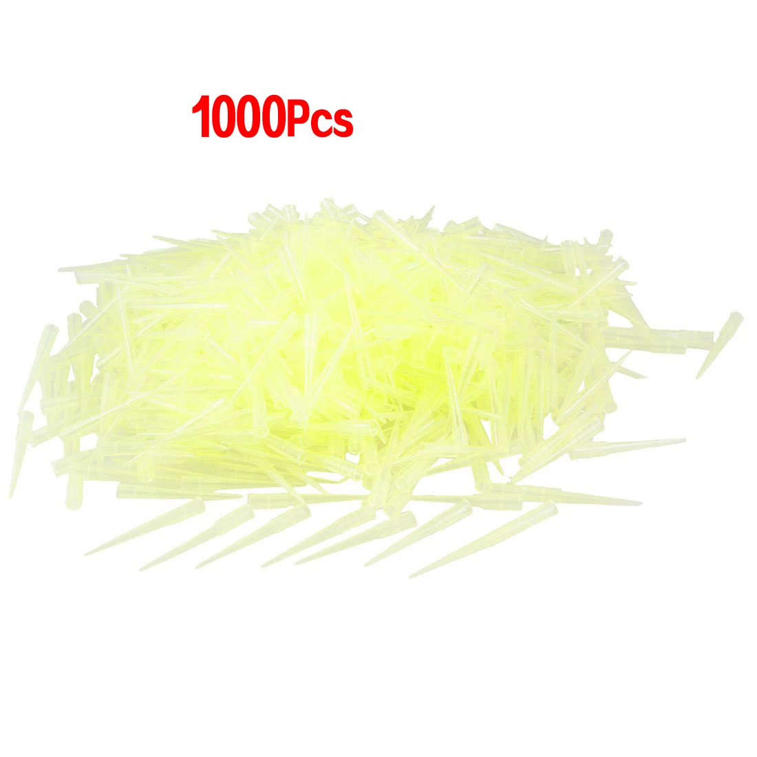 Доступная лабораторная прозрачная желтая 200UL Пипетка для жидкости Pipettor Tips 1000