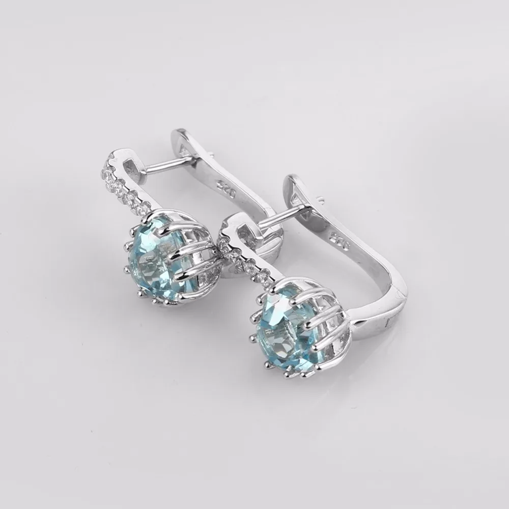 GEM'S BALLET 8.33Ct Heart Natural Sky Blue Topaz Gemstone Jewelry Sets 925 Sterling Silver Earrings Ring Set For Women Wedding
GEM'S BALLET 8.33Ct Heart Natural Sky Blue Topaz Gemstone Jewelry Sets 925 Sterling Silver Earrings Ring Set For Women Wedding