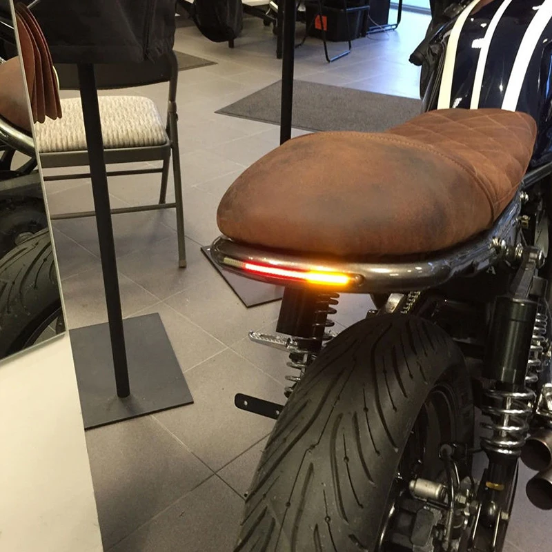 Motorcycle Strip Tail Brake Turn Signal License Plate Light for Bobber Cafe Racer ATV Red Amber Color Tail Brake Turn Light Bar
Motorcycle Strip Tail Brake Turn Signal License Plate Light for Bobber Cafe Racer ATV Red Amber Color Tail Brake Turn Light Bar