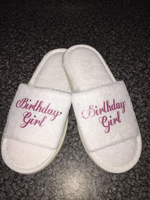 customize age 30th 40th 50t 60th birthday wedding spa slippers hen night bridal shower Bachelorette party favors
customize age 30th 40th 50t 60th birthday wedding spa slippers hen night bridal shower Bachelorette party favors