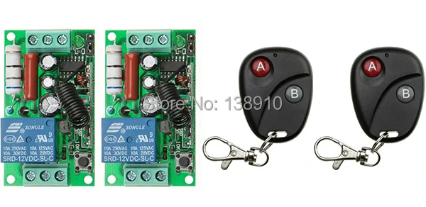 NEW AC220V 1CH 10A Remote Control Light Switch teleswitch Relay Output Radio Receiver Module and Transmitter Learning code
NEW AC220V 1CH 10A Remote Control Light Switch teleswitch Relay Output Radio Receiver Module and Transmitter Learning code
