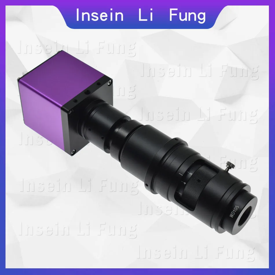 1080P 60FPS 1/2-inch HDMI Industry lab Video Microscope Camera SD Card Storage+10X-300X Continuous Zoom Full Focus C-Mount Lens
1080P 60FPS 1/2-inch HDMI Industry lab Video Microscope Camera SD Card Storage+10X-300X Continuous Zoom Full Focus C-Mount Lens