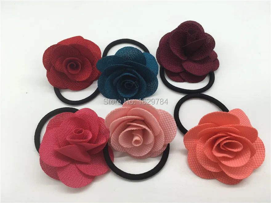 30Pcs Fashion Cute Rose Flower Girls Elastic Hair Bands Kawaii Solid Fabric Canellia Floral Rope Gum Rubber Band Girls Headwear
30Pcs Fashion Cute Rose Flower Girls Elastic Hair Bands Kawaii Solid Fabric Canellia Floral Rope Gum Rubber Band Girls Headwear