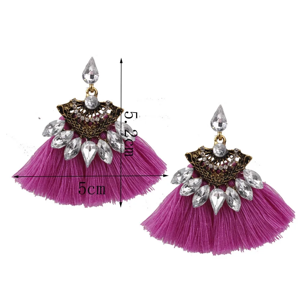 Large Earrings For Women Vintage Metal Crystal Tassel Dangle Bohemia Statement Earring Fashion Jewelry Big Earrings 2018 Brinco
Large Earrings For Women Vintage Metal Crystal Tassel Dangle Bohemia Statement Earring Fashion Jewelry Big Earrings 2018 Brinco