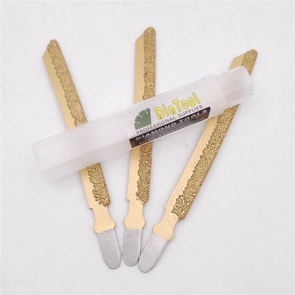 DIATOOL 3pcs 4" Diamond Jig Saw Blades for stone, concrete, masonry, tile, professional Vacuum Brazed diamond tools
DIATOOL 3pcs 4" Diamond Jig Saw Blades for stone, concrete, masonry, tile, professional Vacuum Brazed diamond tools