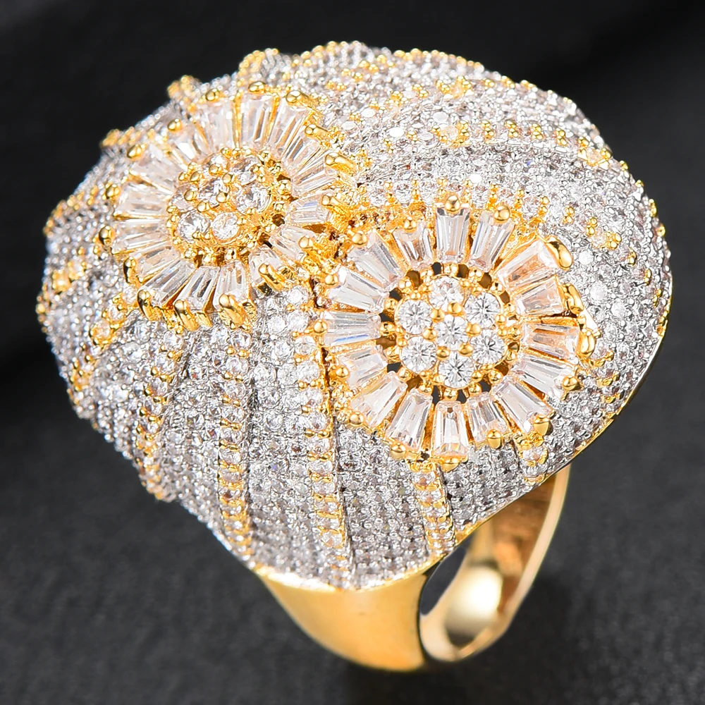 SISCATHY 2019 Fashion Jewelry Romantic Anniversary Party Bridal Wedding Rings Noble Luxury Round Flower Women Rings Accessories
SISCATHY 2019 Fashion Jewelry Romantic Anniversary Party Bridal Wedding Rings Noble Luxury Round Flower Women Rings Accessories