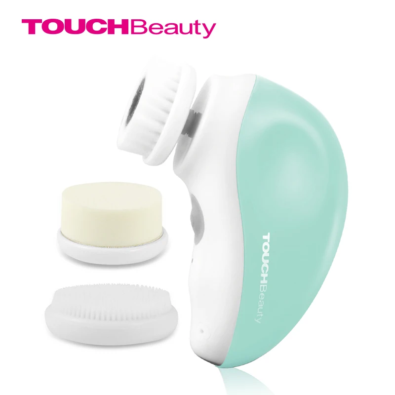 

TOUCHBeauty 3 in 1 rotary electric facial cleansing brush,USB rechargeable face brush travel kit TB-1387