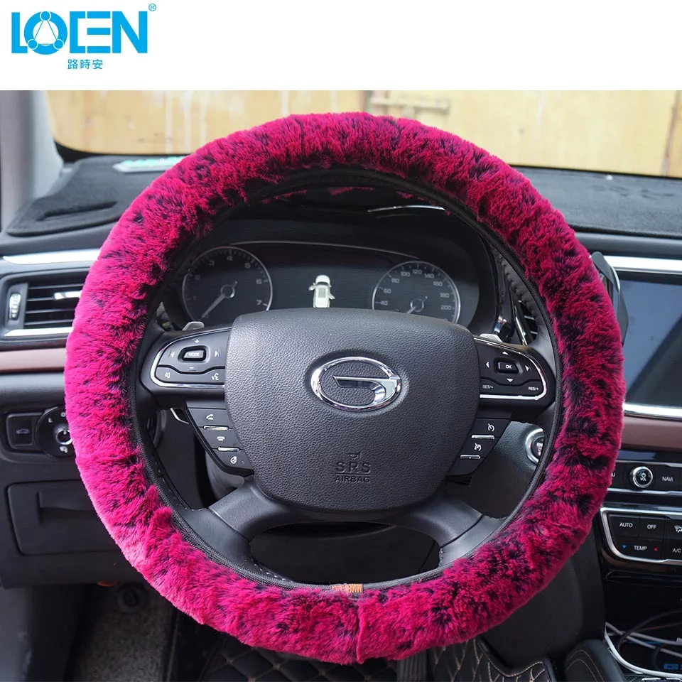 1PCS New Winter Warm Elastic Car Steering Wheel Cover Plush For Universal Car Steering Diameter 36-40cm 6 Colors Car-Styling
1PCS New Winter Warm Elastic Car Steering Wheel Cover Plush For Universal Car Steering Diameter 36-40cm 6 Colors Car-Styling
