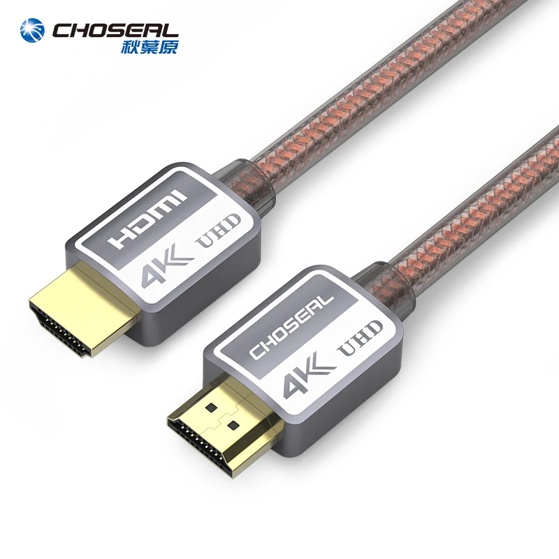 CHOSEAL hdmi кабель 2 0 3D 4K высокого Скорость HDMI для HD ТВ ЖК дисплей ноутбук PS4/3 проектор
