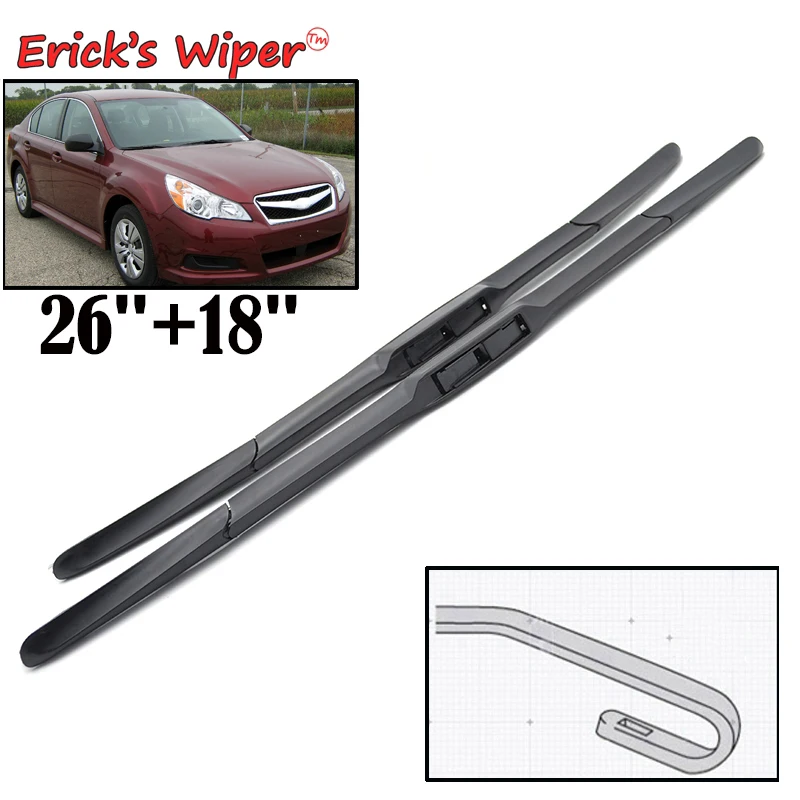 Щетки стеклоочистителя Erick's для Subaru Legacy BM BR 2009-2014, гибридные передние стеклоочистители для лобового стекла, 26 + 18 дюймов
Щетки стеклоочистителя Erick's для Subaru Legacy BM BR 2009-2014, гибридные передние стеклоочистители для лобового стекла, 26 + 18 дюймов