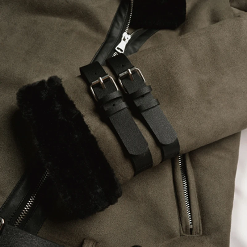 В винтажном стиле Модные мужские на меховой подкладке Пальто Сезон осень зима