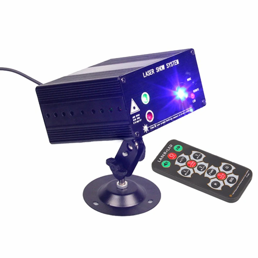 Мини светодиодный сценический светильник RGB 48 узоры 4 Управление режимов звуковая активация проектор светильник с пультом дистанционного у...
Мини светодиодный сценический светильник RGB 48 узоры 4 Управление режимов звуковая активация проектор светильник с пультом дистанционного у...
