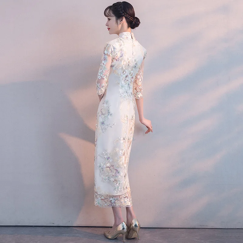 Size S-XXL Wedding Party Cheongsam Red Chinese Traditional Womens Elegant Qipao Evening Dress Sexy Lace Mini Robe Retro Vestido
Size S-XXL Wedding Party Cheongsam Red Chinese Traditional Womens Elegant Qipao Evening Dress Sexy Lace Mini Robe Retro Vestido