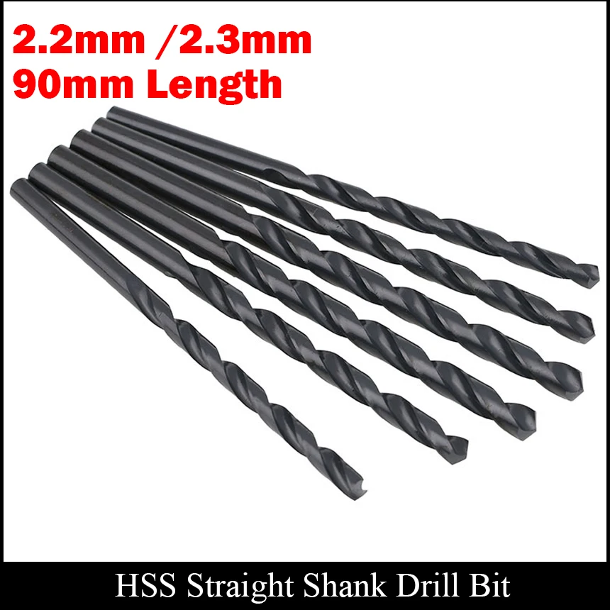 2.2mm 2.3mm 90mm Length Wood Plastic Metal AL High Speed Steel HSS Fully Ground Black Finished Straight Shank Twist Drill Bit
2.2mm 2.3mm 90mm Length Wood Plastic Metal AL High Speed Steel HSS Fully Ground Black Finished Straight Shank Twist Drill Bit
