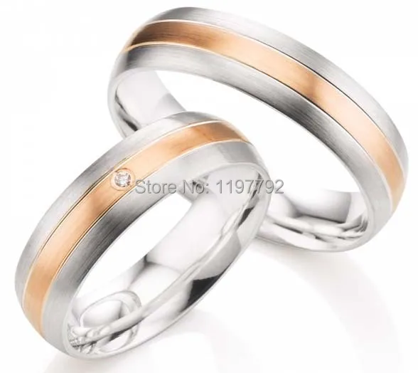 custom made rose gold color color titanium matching engagement wedding ring set for couples anel
custom made rose gold color color titanium matching engagement wedding ring set for couples anel
